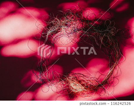 Frame. Chaotically tangled threads. Embroidery threads randomly woven. Knot. Extreme macro. Beautiful story for intro. Title credits. Abstract screensaver. Handicraft entropy concept. Disorder measure Frame. Chaotically tangled threads. Embroidery threads randomly woven. Knot. Extreme macro. Beautiful story for intro. Title credits. Abstract screensaver. Handicraft entropy concept. Disorder measure 116242526