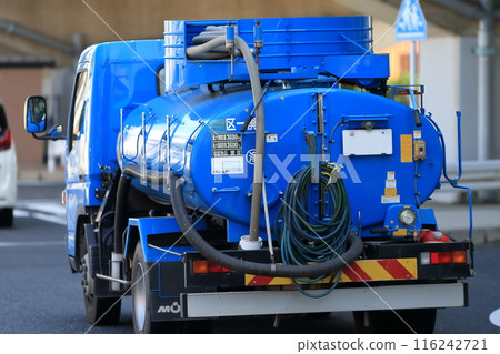 Vacuum car (sucking car) image 116242721