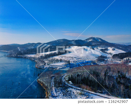 Aerial view scenery 116242907