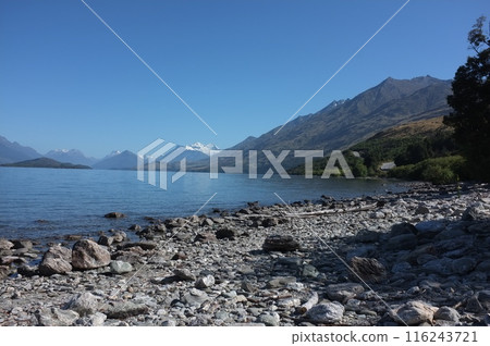 Lakeside Photo of Lake Wakatipu and The Remarkables in Glenorchy New Zealand 116243721