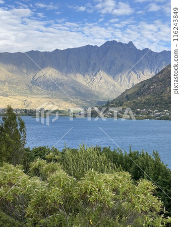 Lake Wakatipu in Frankton Beach Queenstown South Island New Zealand Photo 116243849