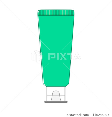 Toothpaste tube (green) 116243923