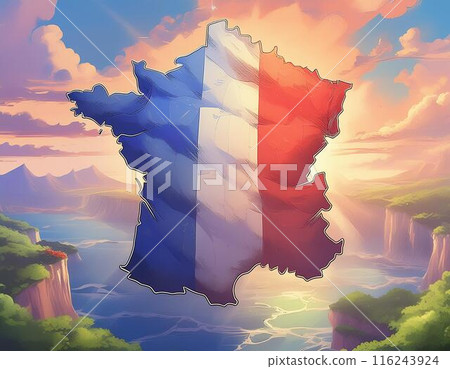 French flag French flag 116243924