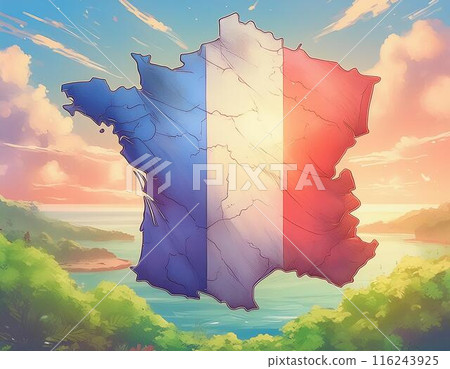 French flag 116243925