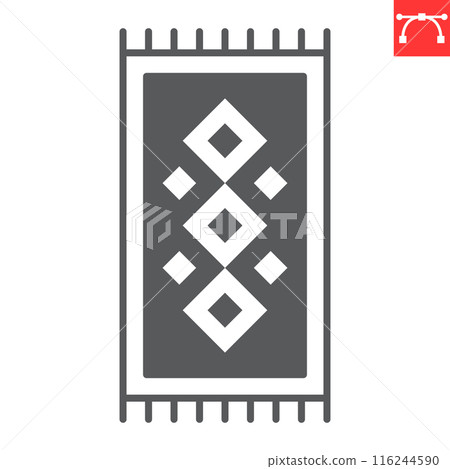 Carpet glyph icon 116244590