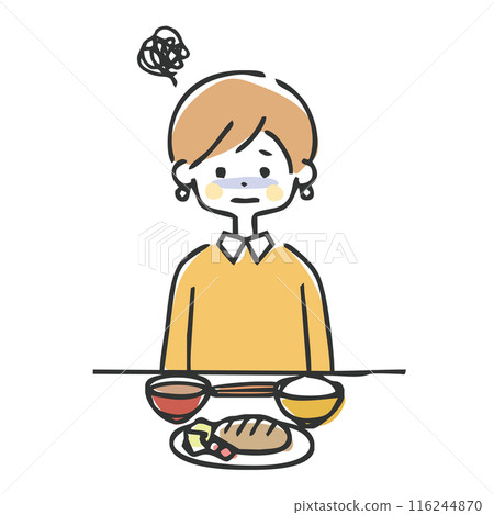 Woman with anorexia 116244870