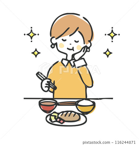 woman eating 116244871