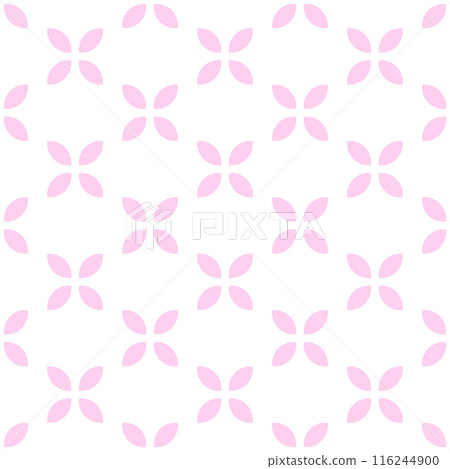 Seamless Floral decorative pattern, tile decor, Background with copy space 116244900