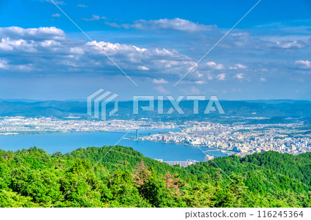 從京都比叡山眺望琵琶湖 116245364