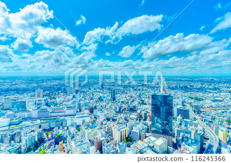 從東京池袋看到的城市景觀 116245366