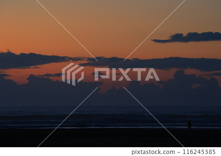 房總海及日出風景 房總海及日出風景 116245385