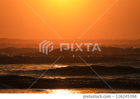 房總海及日出風景 房總海及日出風景 116245398