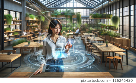 Women working at venture companies Women working at venture companies 116245420