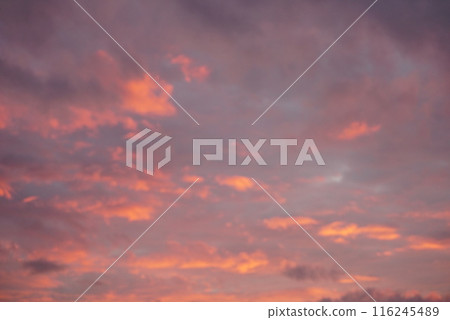 Orange stained cloud Orange stained cloud 116245489