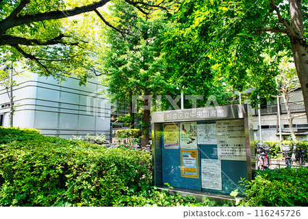 Scenery of Reading Forest Park at Suginami City Central Library in Tokyo Scenery of Reading Forest Park at Suginami City Central Library in Tokyo 116245726