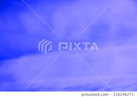 Blue sky with clouds (background material) 116246271