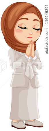 Muslim Girl in Prayer Muslim Girl in Prayer 116246293