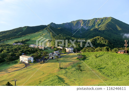 Mt. Daisen and its north face in early summer in Tottori Prefecture 116246611