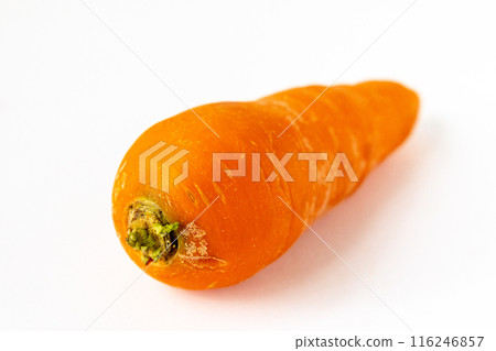 Carrots, ingredients, white background 116246857