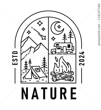 natural view in the form of a window 116247160