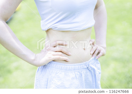 Slender woman's waist [part cut] 116247666