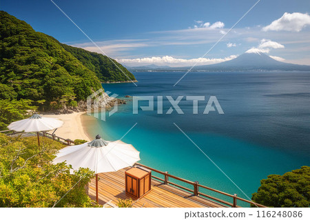 暑假期間去度假的海灘 116248086