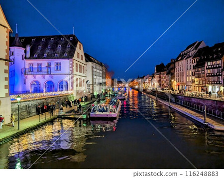 Strasbourg night view Strasbourg night view 116248883