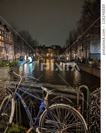 Amsterdam and the canals at night Amsterdam and the canals at night 116248889
