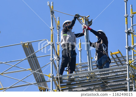 腳手架 臨時腳手架拆除工作 116249015