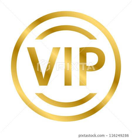 VIP icon vector for graphic design, logo, website, social media, mobile app, UI VIP icon vector for graphic design, logo, website, social media, mobile app, UI 116249286