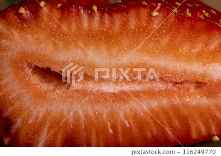 clean washed ripe red strawberries during cooking clean washed ripe red strawberries during cooking 116249770