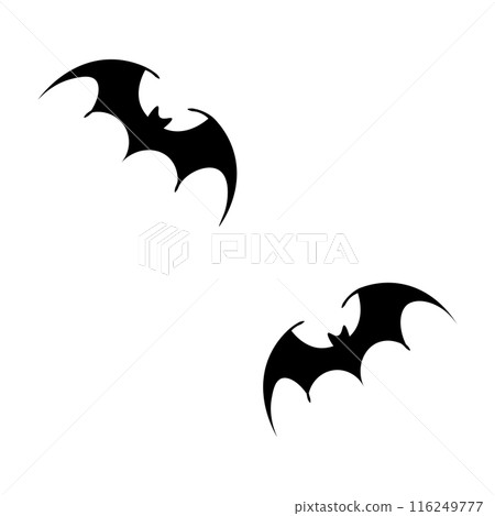 簡單的蝙蝠圖 116249777
