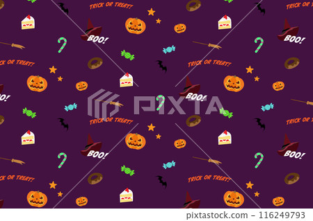 萬聖節無縫模式 01 116249793