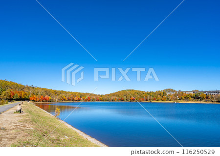 神女湖：高原湖泊，湖面映襯著優美的山景。 116250529