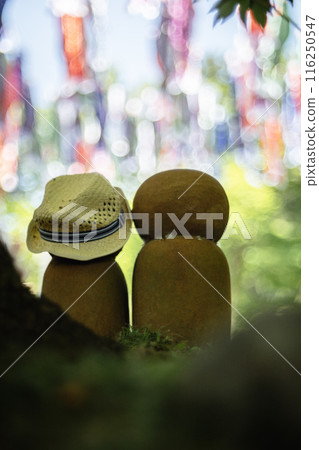 The back view of Jizo at Houtokuji Temple 116250547