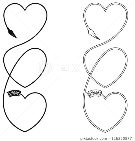 Bow and arrow to celebrate Valentine's Day Bow and arrow to celebrate Valentine's Day 116250877