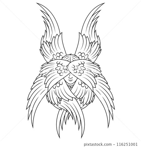 Angelic oster of the catholic religion 116251001