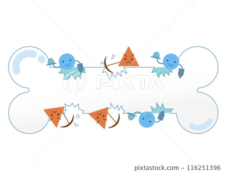 Mechanism of bone resorption and bone formation by osteoclasts and osteoblasts. Bone remodeling Mechanism of bone resorption and bone formation by osteoclasts and osteoblasts. Bone remodeling 116251396