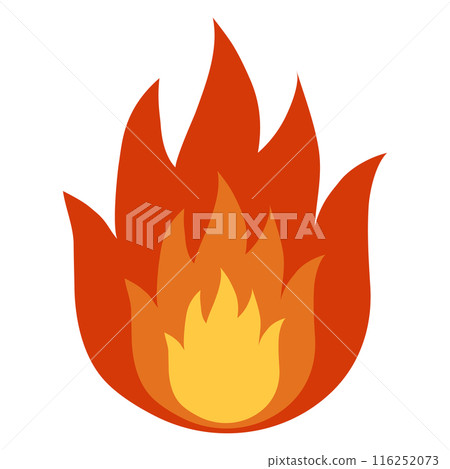 燃燒的火焰的插圖 116252073