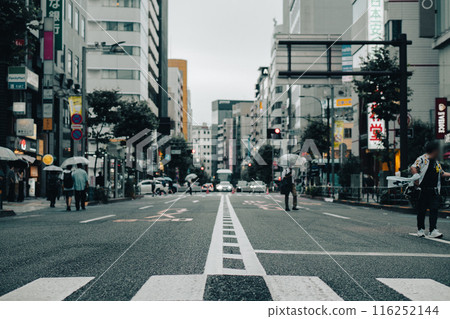 新宿城市景觀道路交叉口 116252144