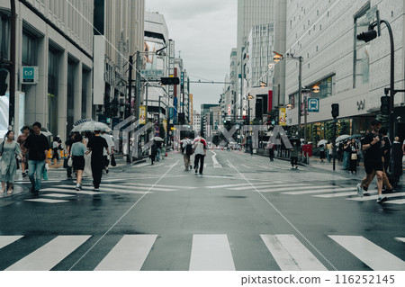 新宿城市景觀道路交叉口 新宿城市景觀道路交叉口 116252145