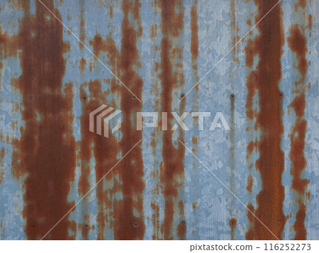 生鏽的波紋鐵板 116252273