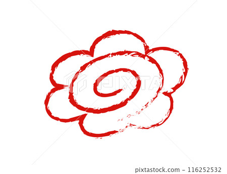 Hand-drawn illustration of a perfect circle Hand-drawn illustration of a perfect circle 116252532