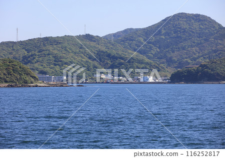 Saganoseki Port seen from the sea Saganoseki Port seen from the sea 116252817