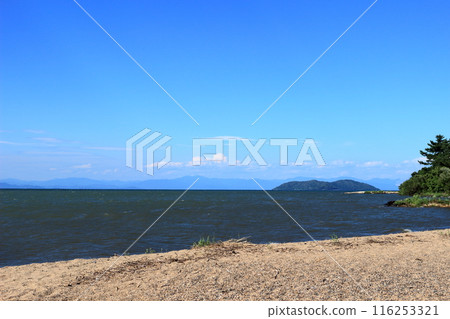 琵琶湖岸邊的風景 琵琶湖岸邊的風景 116253321