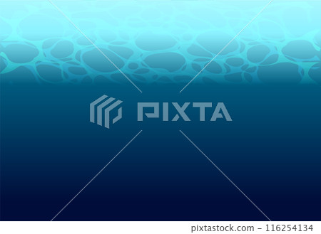 從海底看的海面插畫素材 116254134