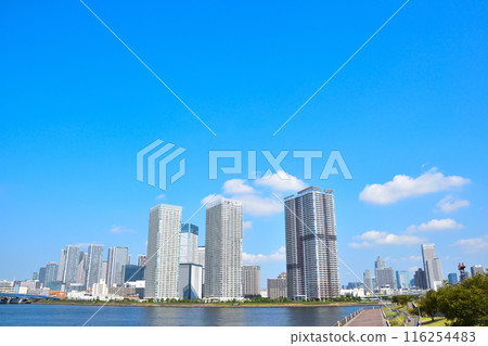 城市景觀 東京灣區 晴海 城市景觀 東京灣區 晴海 116254483
