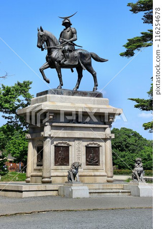 Watching over the city of trees, Sendai, from Aoba Castle... "Statue of Date Masamune on Horseback" Watching over the city of trees, Sendai, from Aoba Castle... "Statue of Date Masamune on Horseback" 116254678