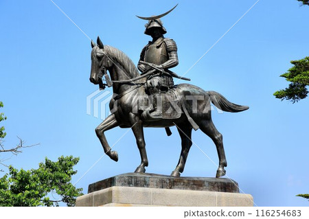 Watching over the city of trees, Sendai, from Aoba Castle... "Statue of Date Masamune on Horseback" Watching over the city of trees, Sendai, from Aoba Castle... "Statue of Date Masamune on Horseback" 116254683