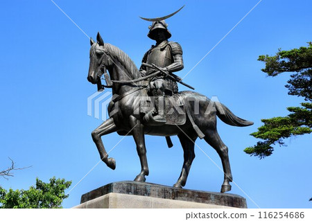 Watching over the city of trees, Sendai, from Aoba Castle... "Statue of Date Masamune on Horseback" Watching over the city of trees, Sendai, from Aoba Castle... "Statue of Date Masamune on Horseback" 116254686